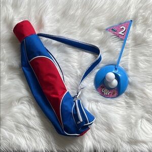 Kids Red and Blue Golf Set